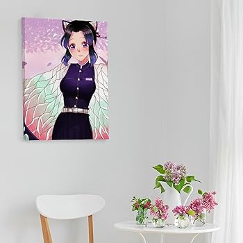 鬼滅の刃　胡蝶しのぶ　ビジュアルアートパネル Amazon.co.jp: アートパネル 鬼滅の刃 虫柱 胡蝶 しのぶ 装飾画